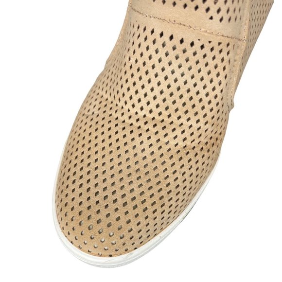 CCOCCI Wedge Booties CHARLOTE Brown Tan Suede 8 - Picture 6 of 9